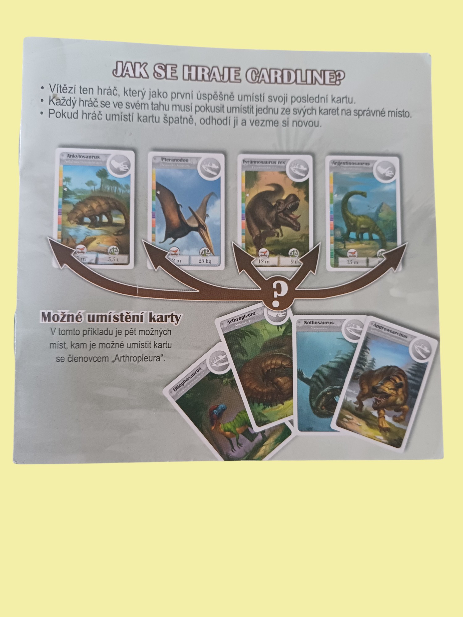 CardLine - Dinosauři