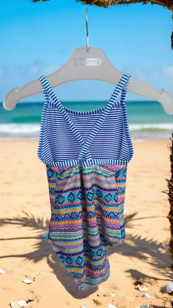 Plavky jednodílné - barevné - velikost M 