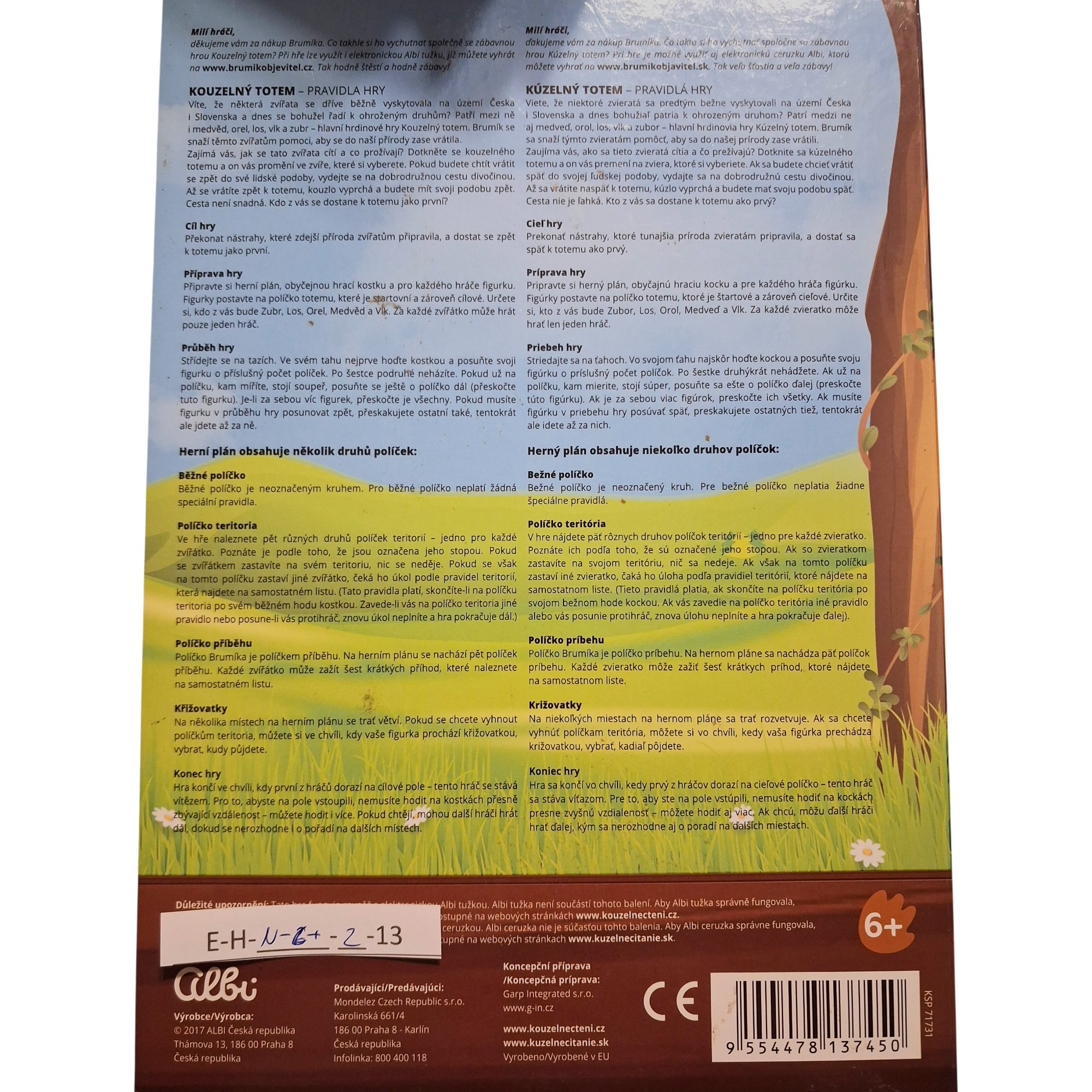 Desková hra k Albi tužce