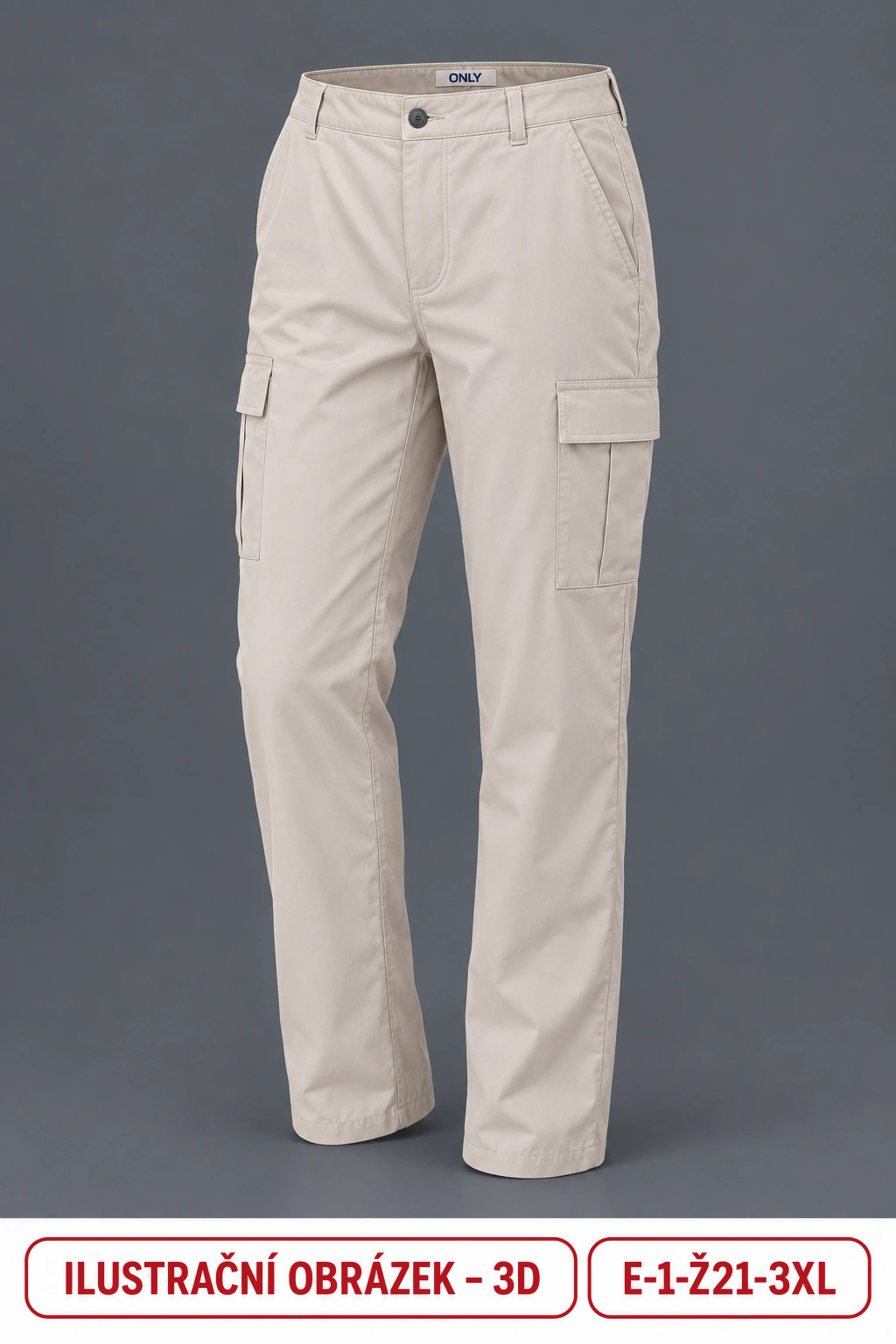Dámské cargo kalhoty ONLY – vel. 3XL