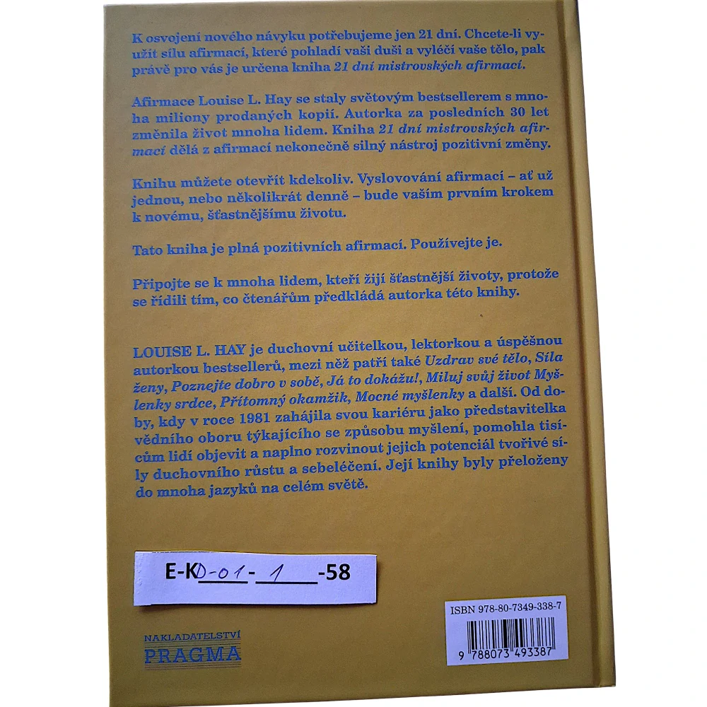 21 dní mistrovských afirmací