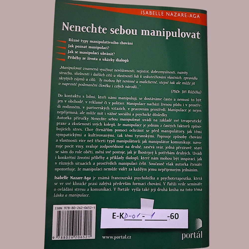 Nenechte sebou manipulovat