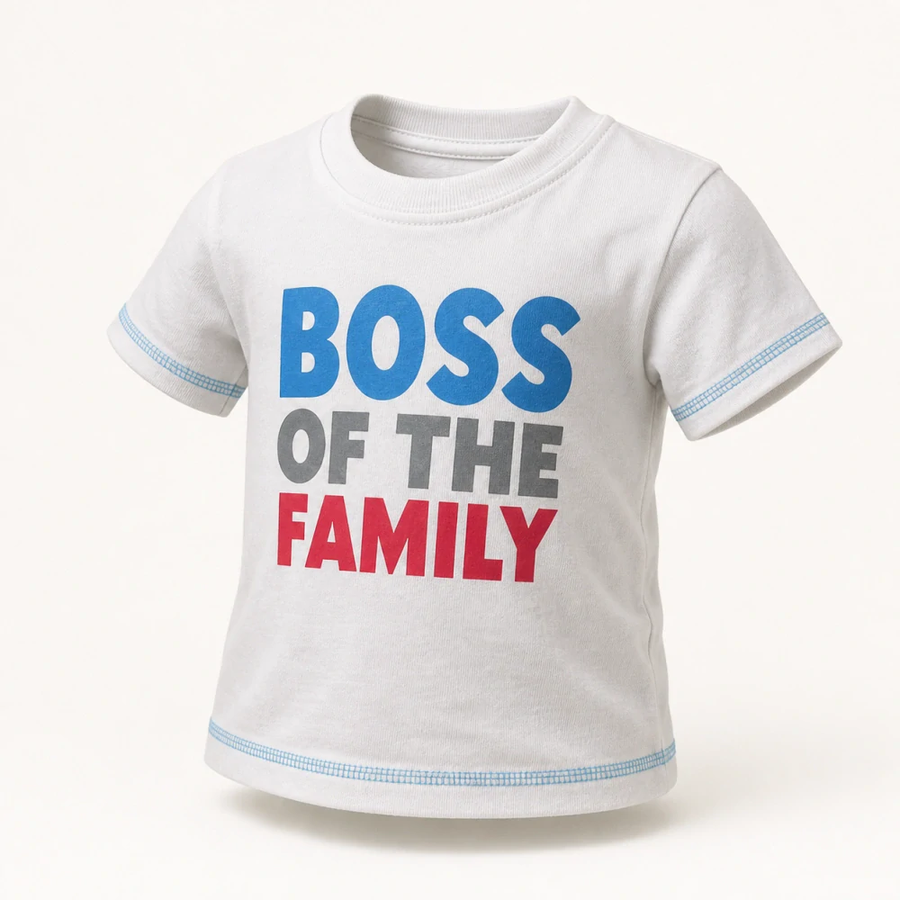 Klučičí tričko s krátkým rukávem Boss of the Family, vel. 56