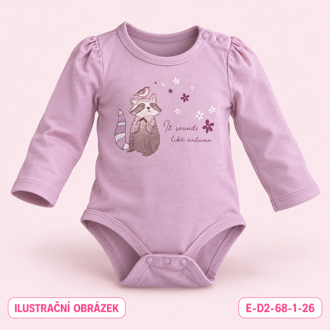 Dívčí fialové body s mývalem, vel. 68