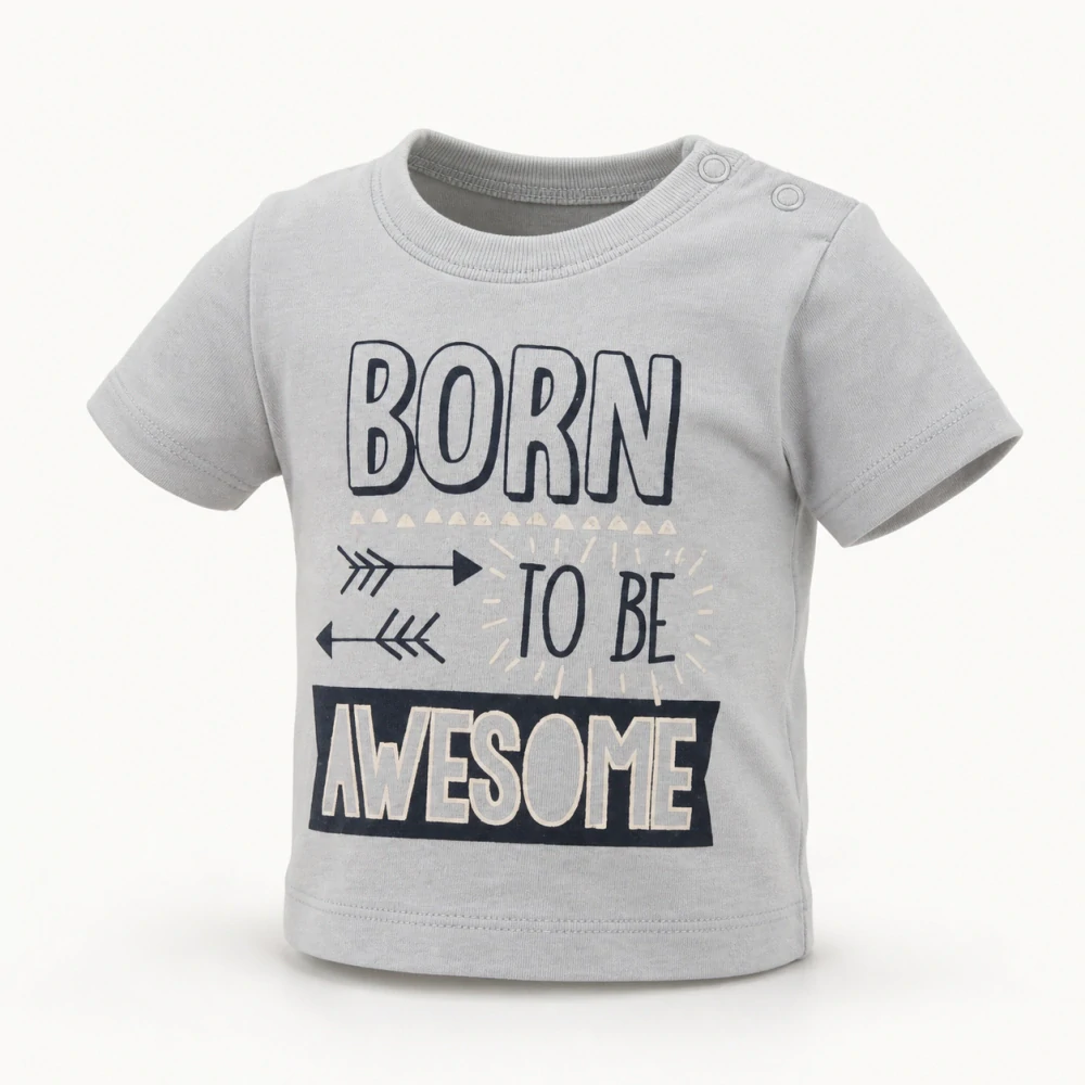 Klučičí tričko s krátkým rukávem Born to Be Awesome, vel. 56