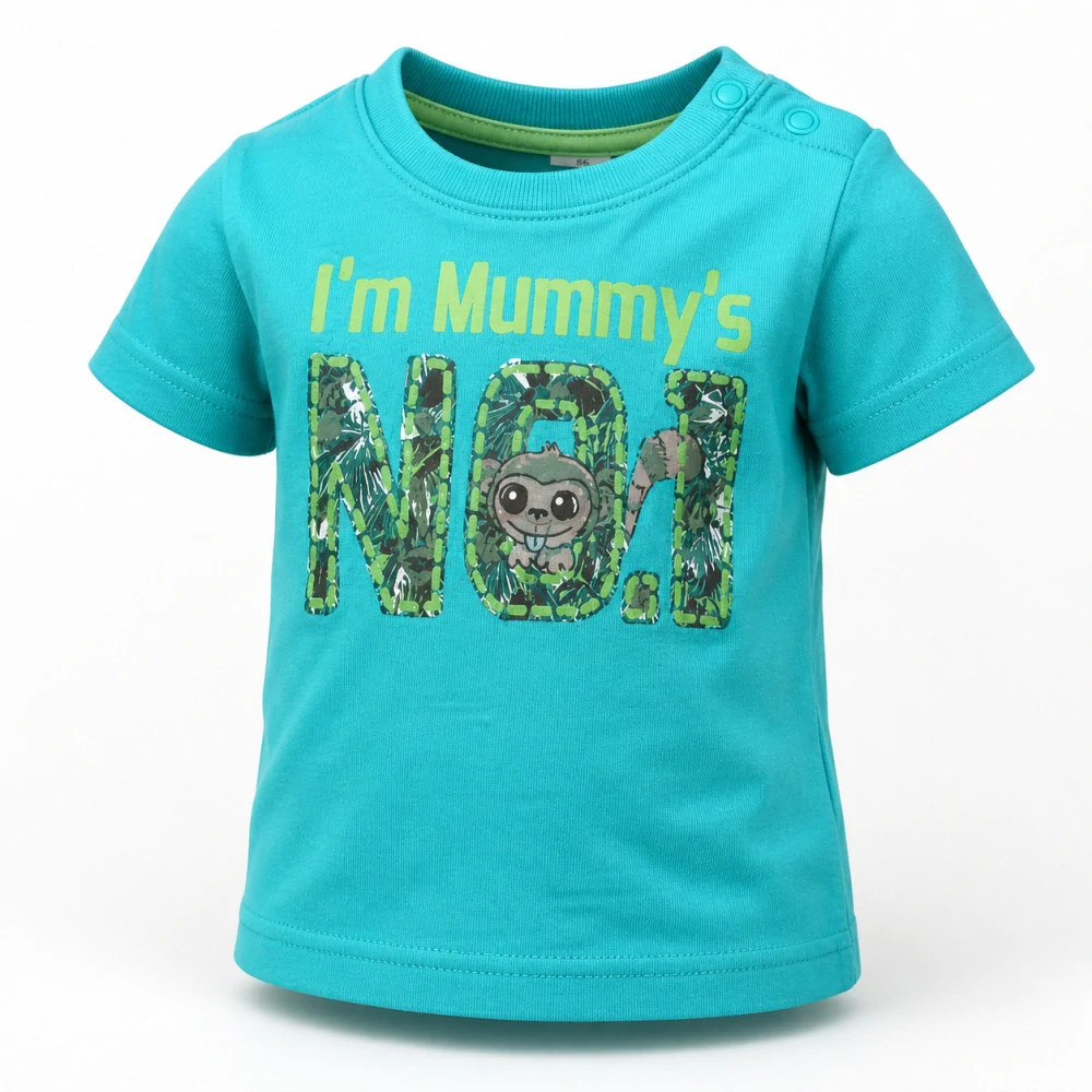 Klučičí tyrkysové tričko Mummy’s No. 1, vel. 56