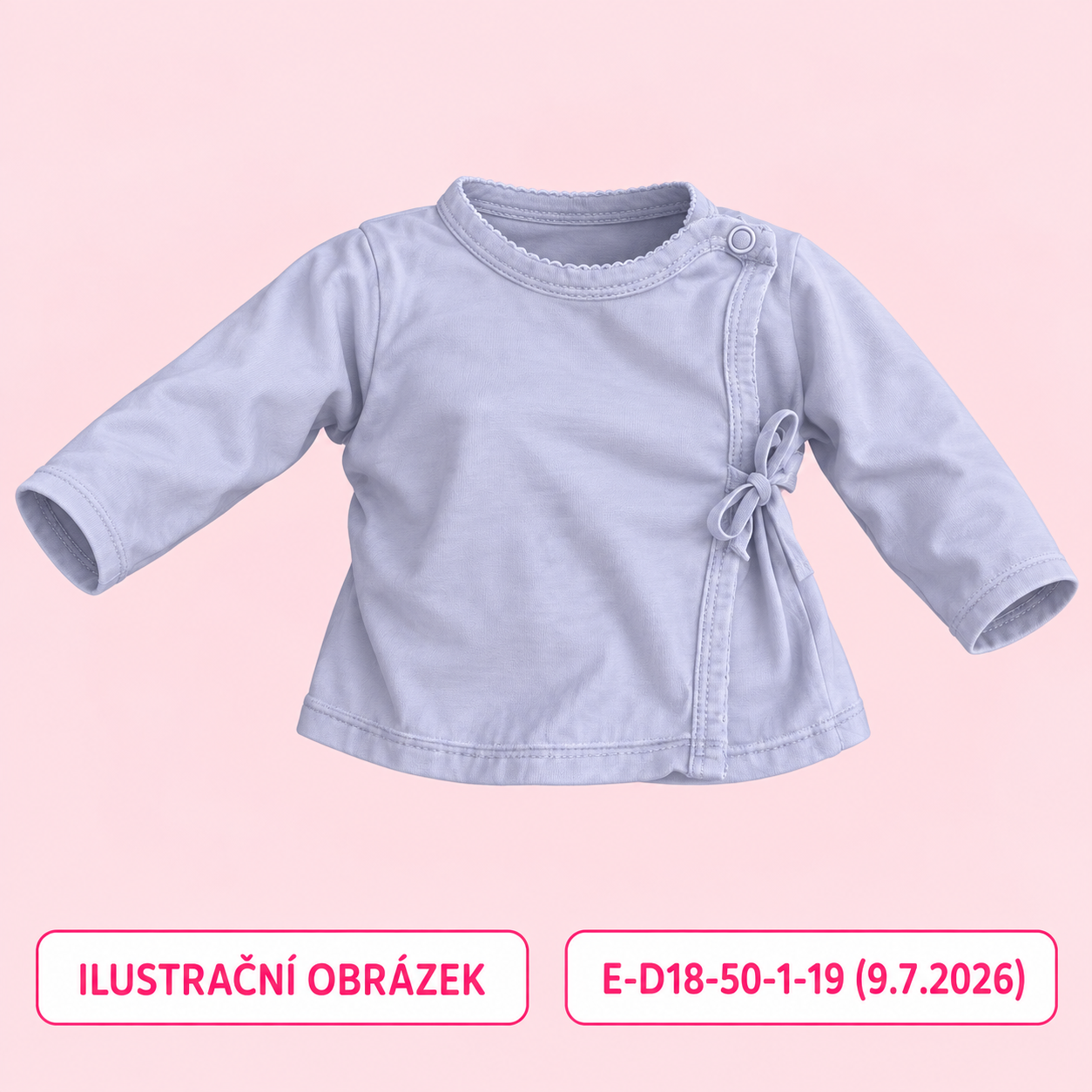 Dívčí košile s dlouhým rukávem, vel. 50