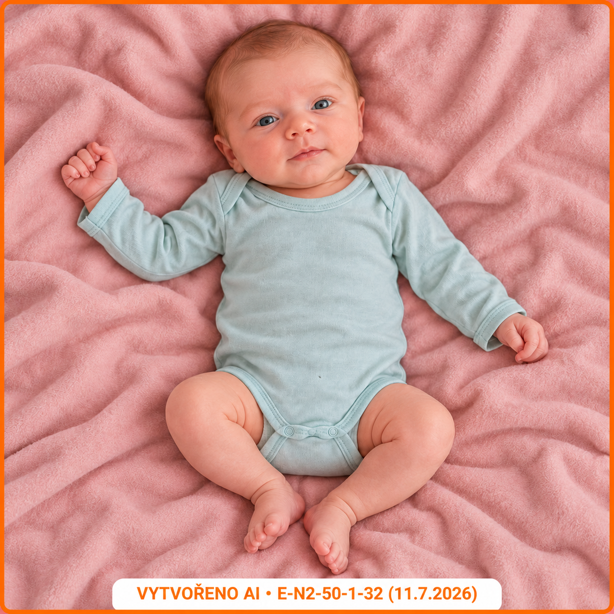 Neutrální světlezelené body my baby, dlouhý rukáv, vel. 50/56