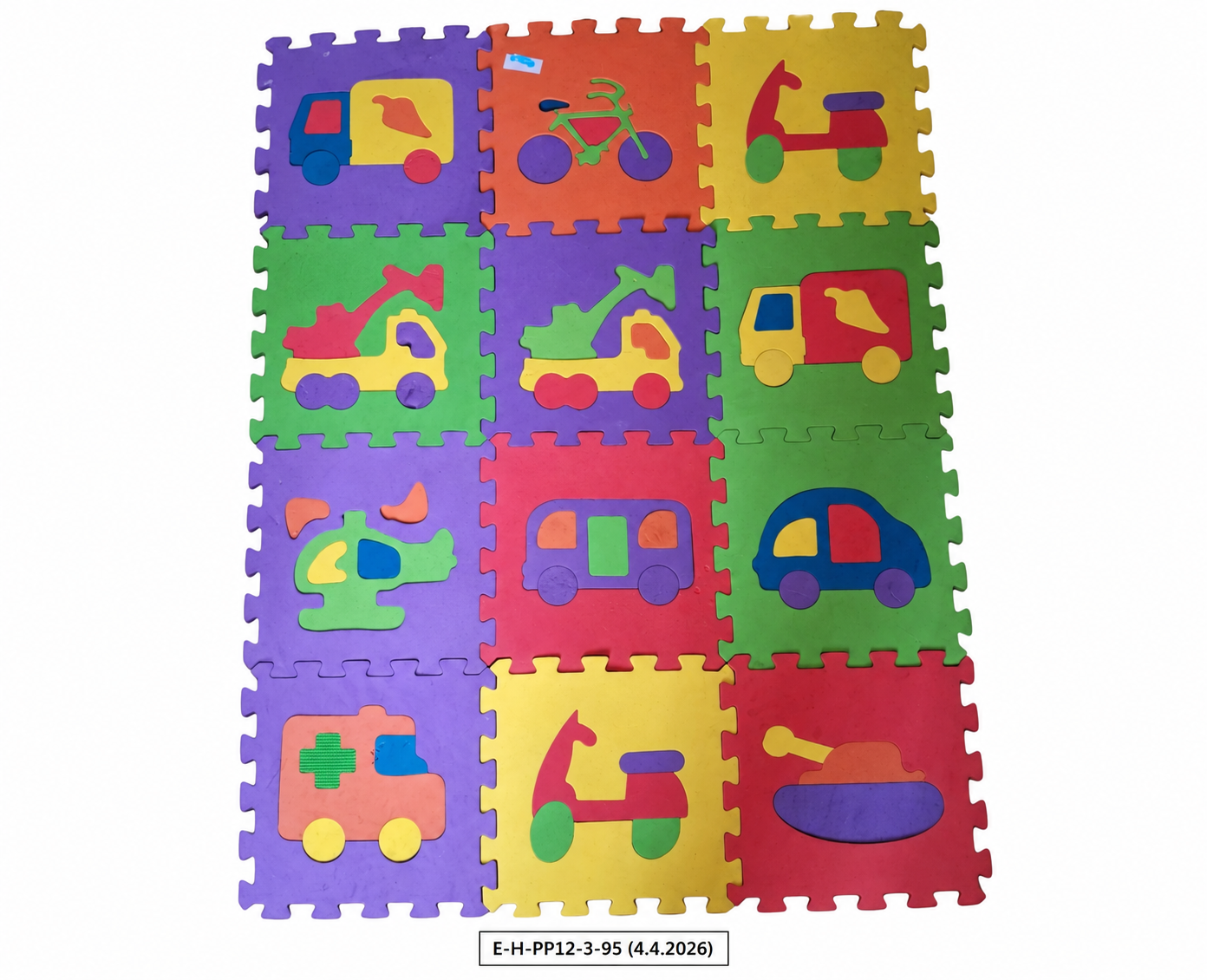 PĚNOVÉ PUZZLE VOZIDLA