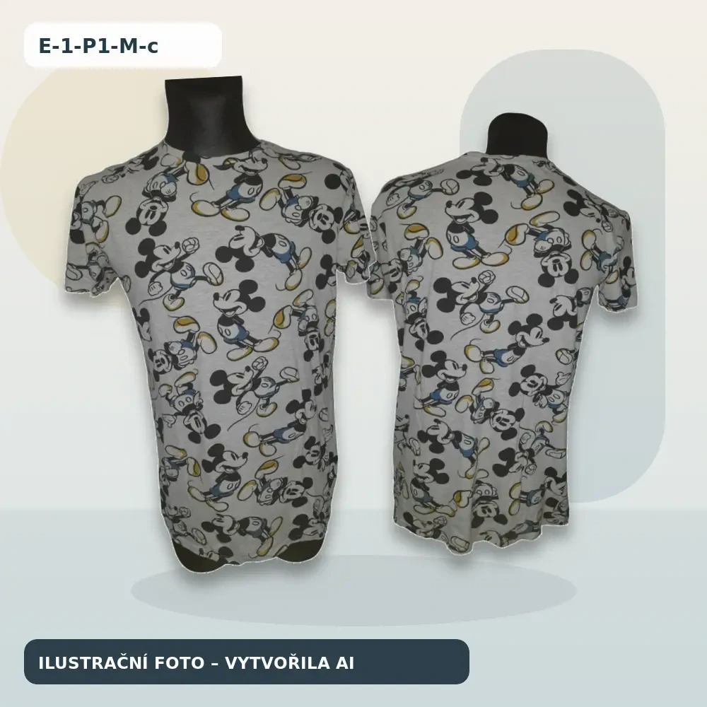 Pánské tričko s motivem Mickey Mouse – vel. M