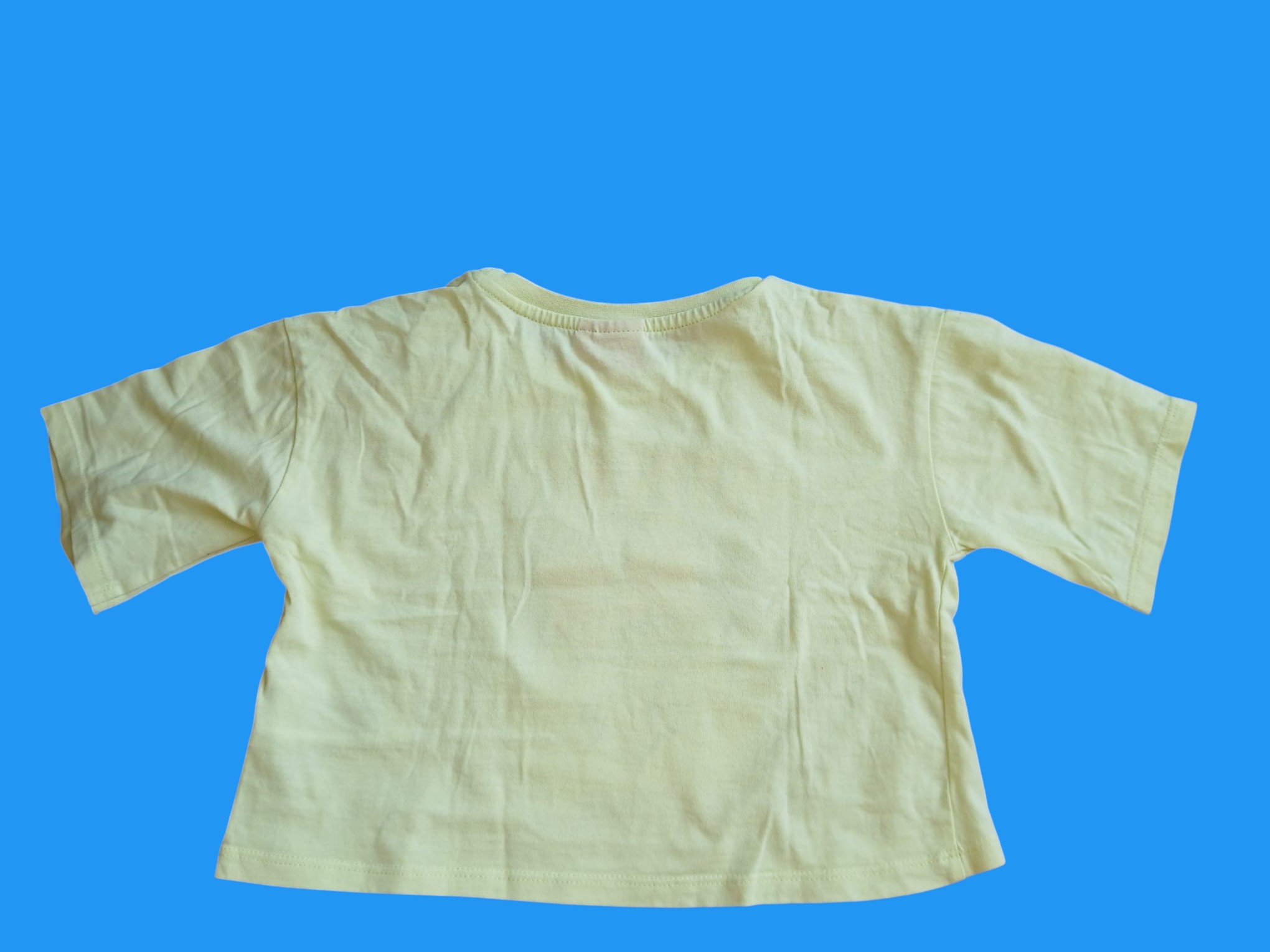 Dívčí triko krátký rukáv - crop top