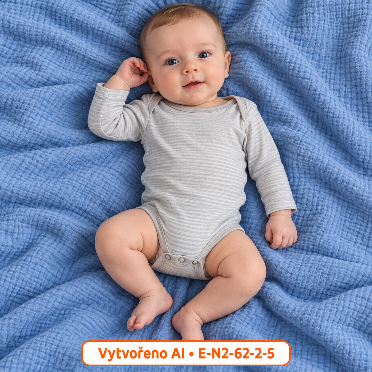 Neutrální jemně pruhované body, vel. 62