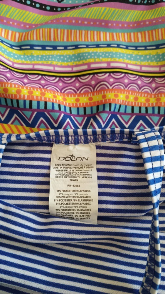 Plavky jednodílné - barevné - velikost M 