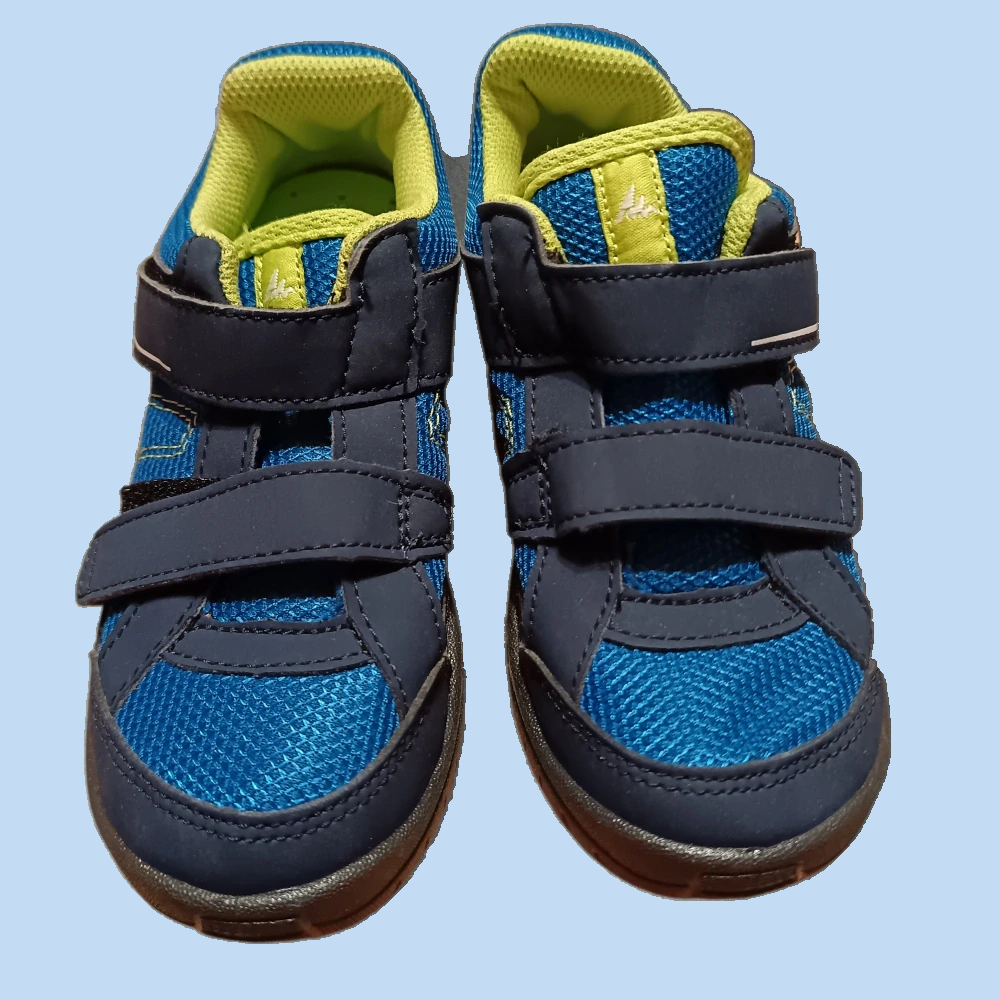 Klučičí modré outdoorové boty na suchý zip, vel. 31