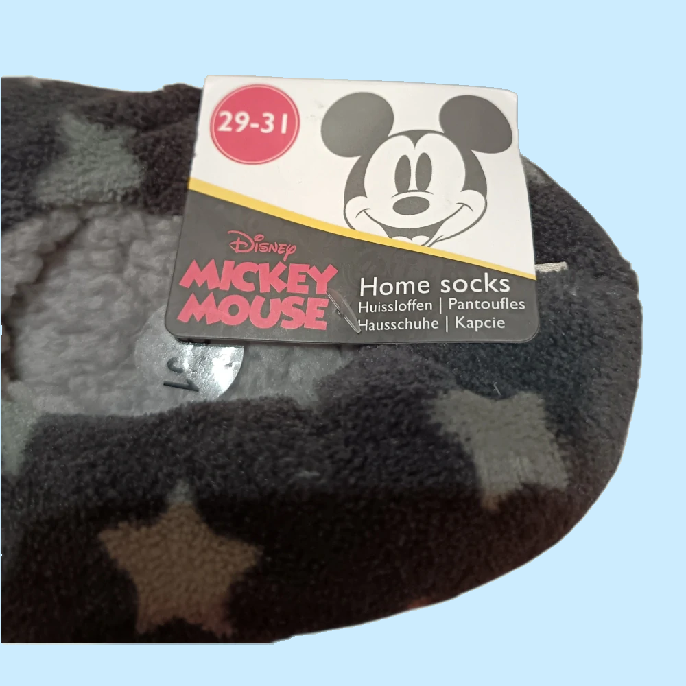 Klučičí domácí ponožkové bačkory Mickey Mouse, vel. 29–31