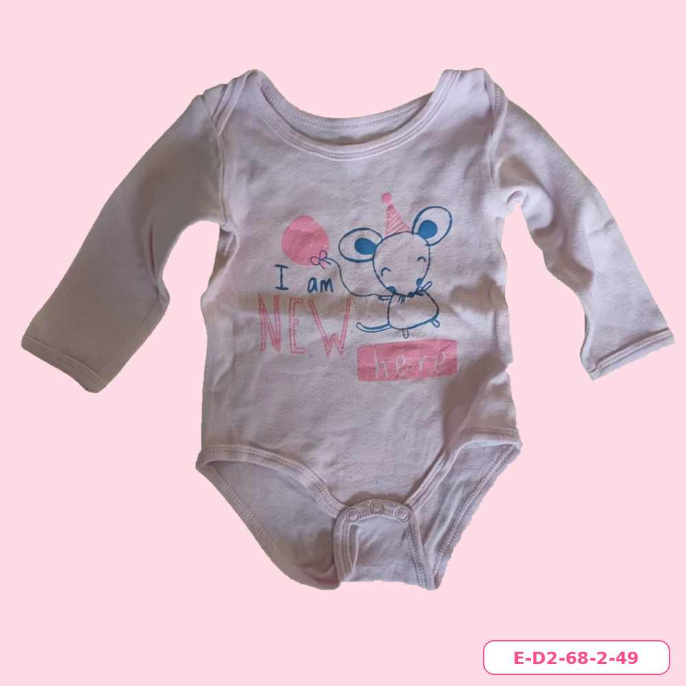 Dívčí body s myškou a balónkem, vel. 68