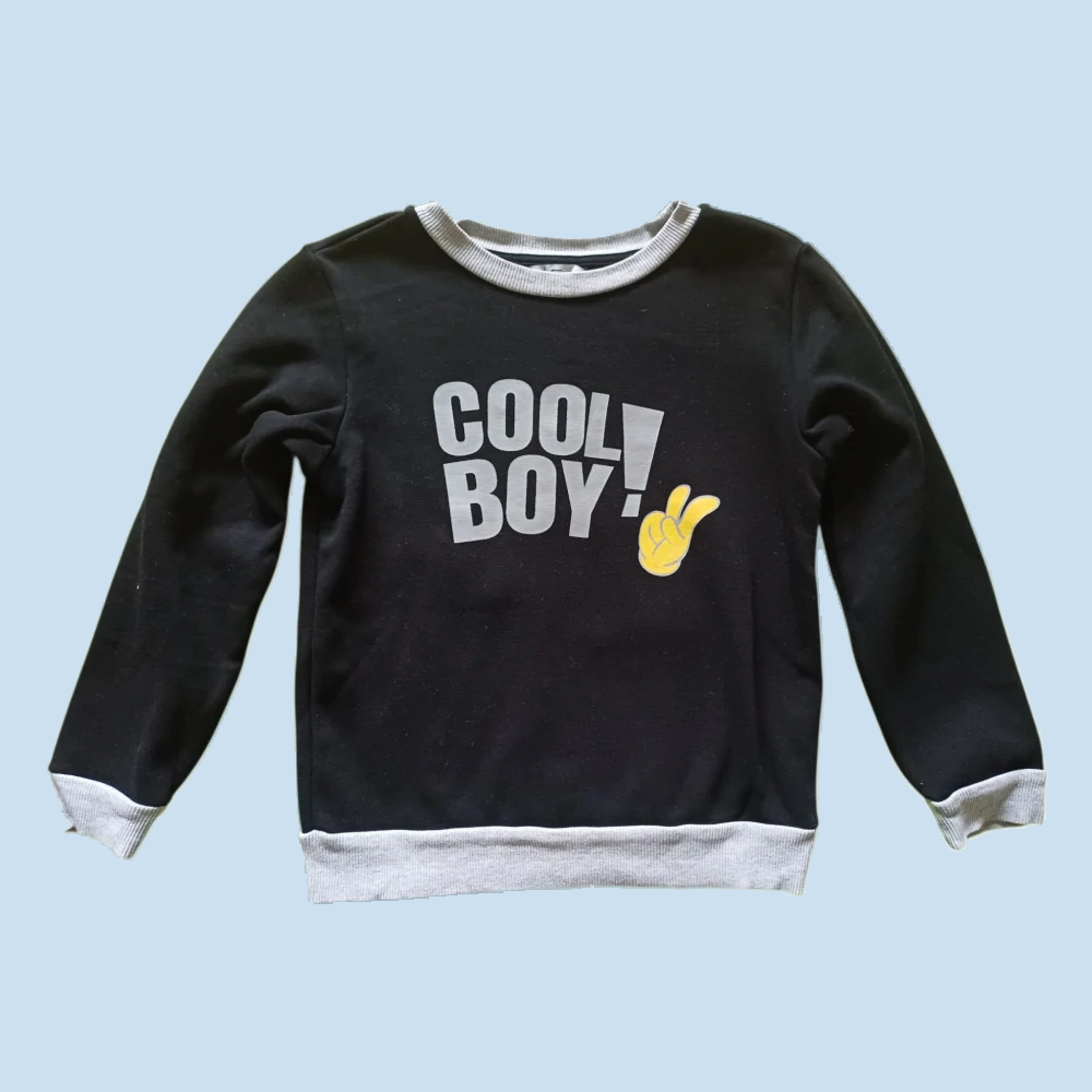 Černá mikina COOL BOY, vel. 128