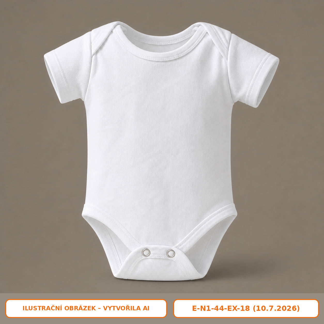 Neutrální bílé body s krátkým rukávem, vel. 44