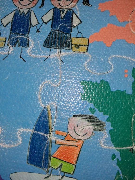 DŘEVĚNÉ PUZZLE MAPA