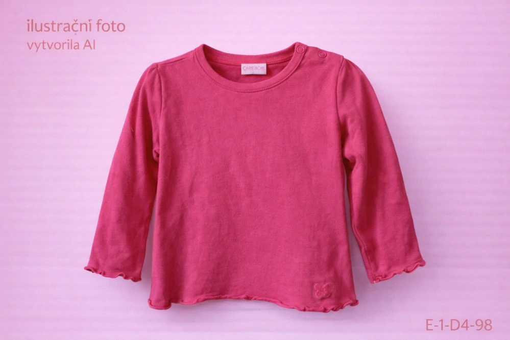 Dívčí triko dlouhý rukáv