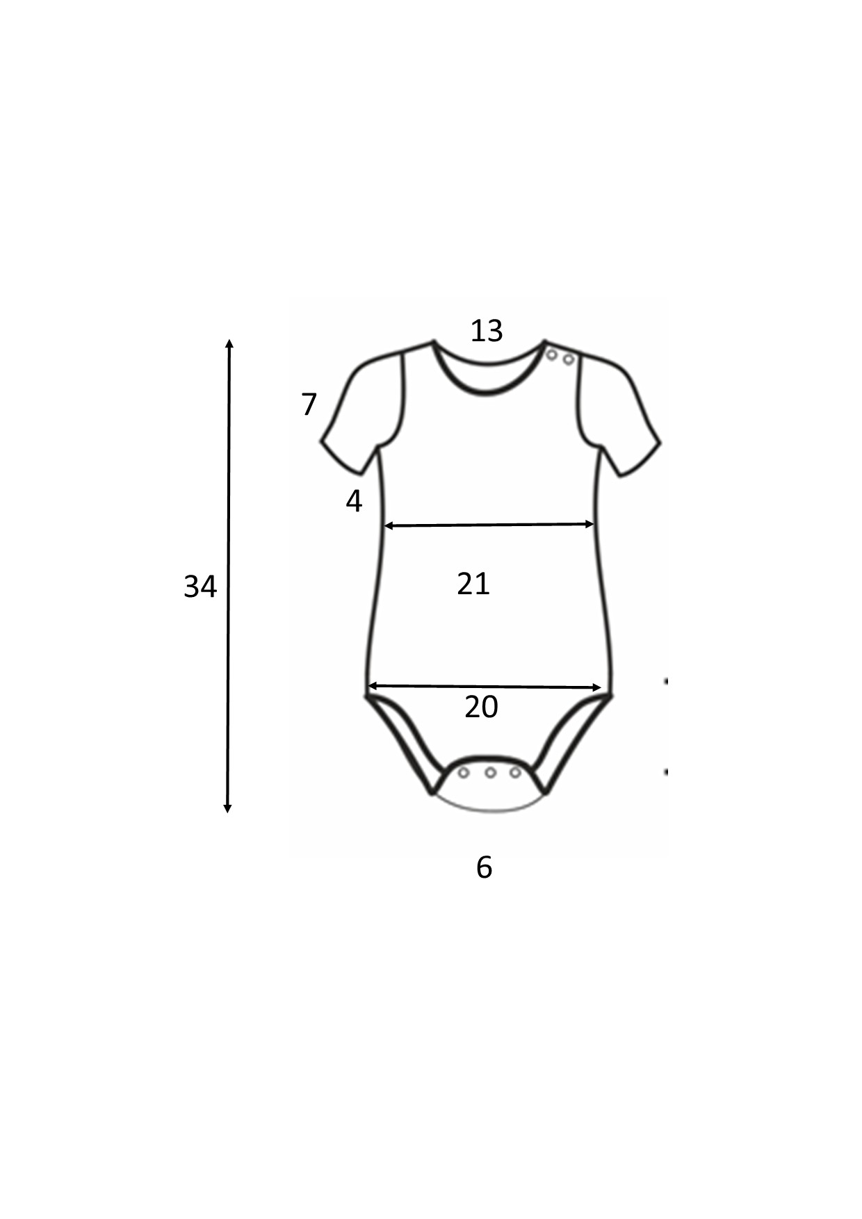 Body dívčí krátký rukáv