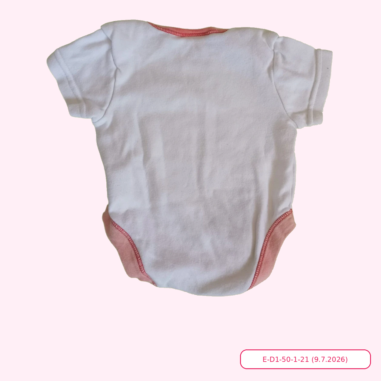 Dívčí body s krátkým rukávem, vel. 50