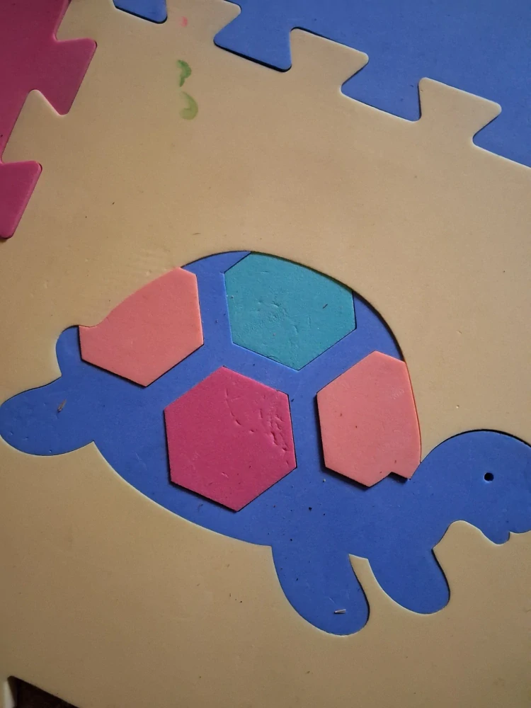PĚNOVÉ PUZZLE BAREVNÁ ZVÍŘÁTKA