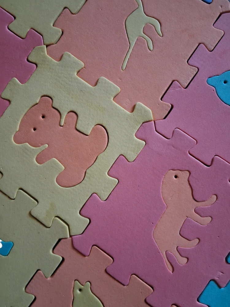 PĚNOVÉ PUZZLE ZVÍŘÁTKA