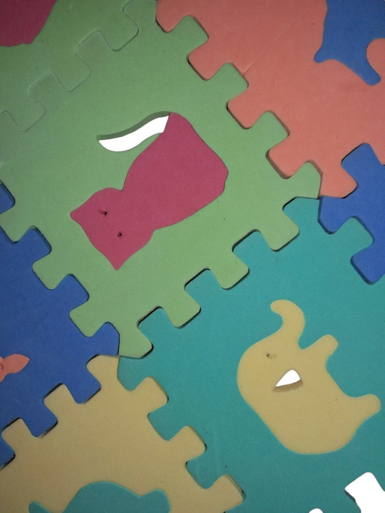 PĚNOVÉ PUZZLE ZVÍŘATA