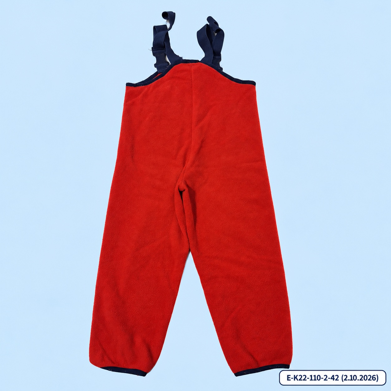 Červené fleecové kalhoty s laclem Helly Hansen – vel. 110