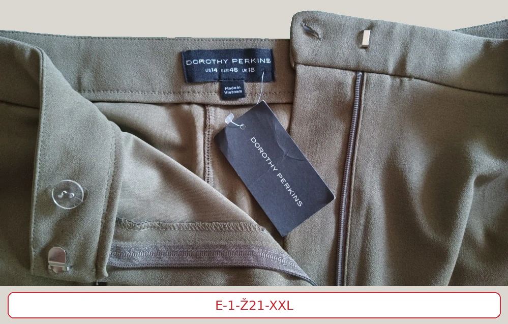 Dámské společenské kalhoty Dorothy Perkins – vel. 2XL