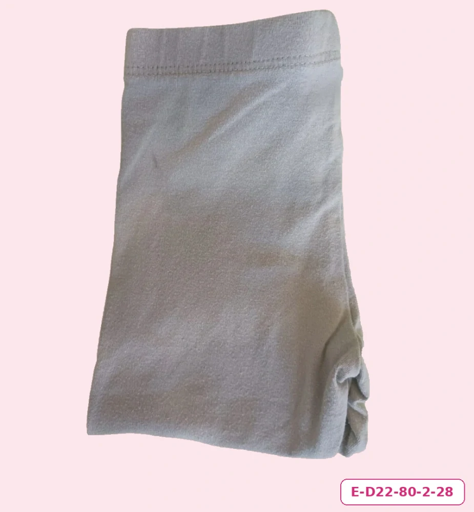 Dívčí šedozelené jednobarevné legíny, vel. 80