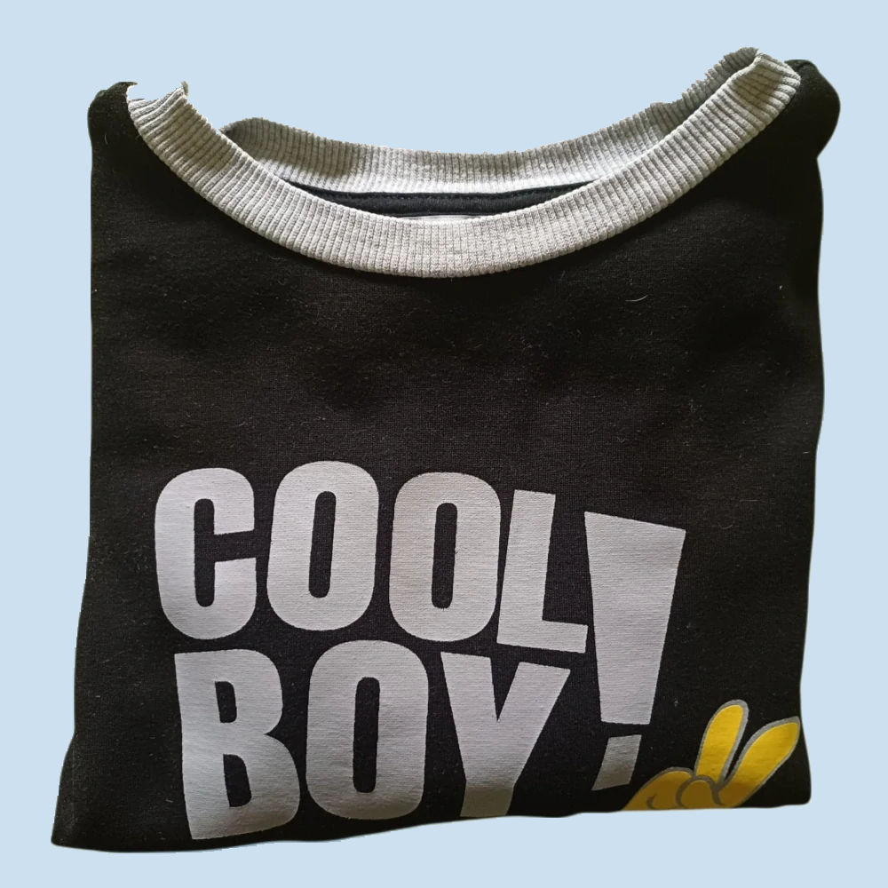 Černá mikina COOL BOY, vel. 128