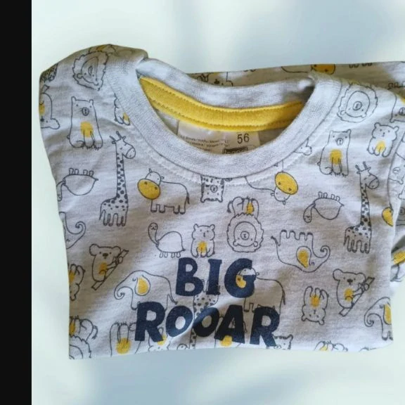 Klučičí tričko s krátkým rukávem se zvířátky Big Rooar, vel. 56