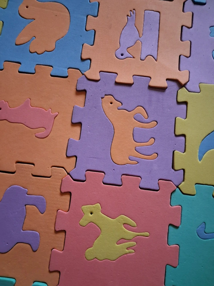 PĚNOVÉ PUZZLE ZVÍŘÁTKA
