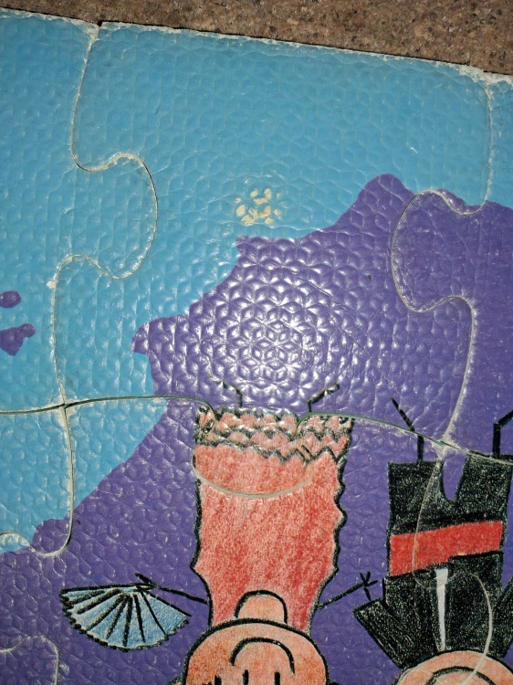 DŘEVĚNÉ PUZZLE MAPA