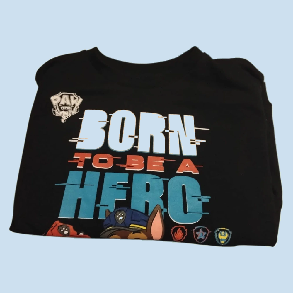 Černá mikina Tlapková patrola HERO, vel. 122