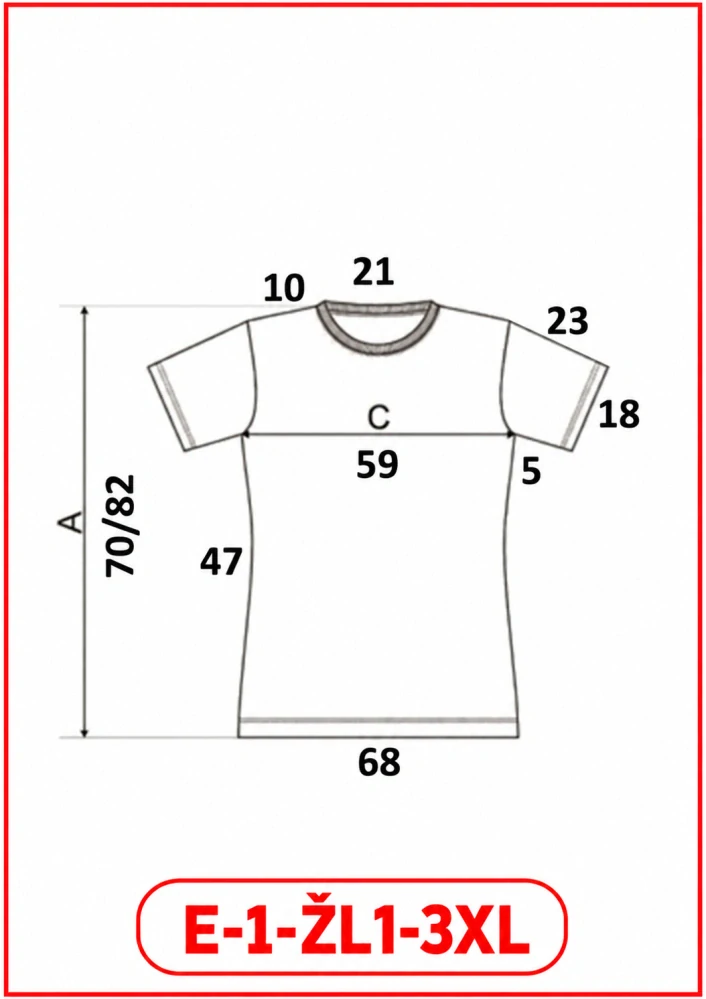 Dámské béžové melírované tričko s flitry – vel. 3XL