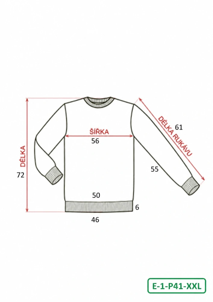 Pánská žlutá mikina s kulatým výstřihem – vel. 2XL