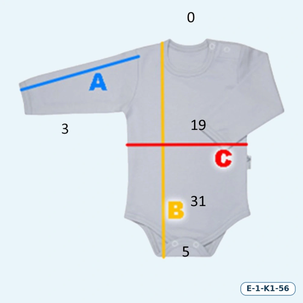 Klučičí body krátký rukáv – vel. 56