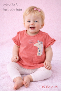 Dívčí triko krátký rukáv