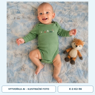 Klučičí body dlouhý rukáv – vel. 56