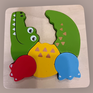 Puzzle - krokodýl