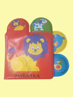 Plastová knížka se zvířaty - pískací