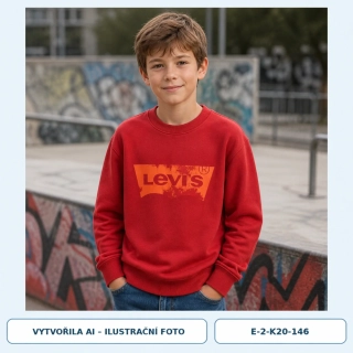 Chlapecká mikina Levi’s vel. 146