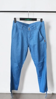 Kalhoty džínové plátěné