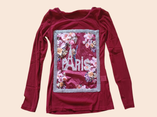 Dámské triko dlouhý rukáv