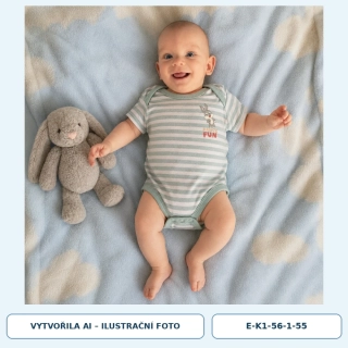 Klučičí body krátký rukáv – vel. 56