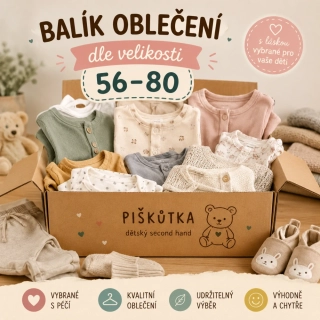 BALÍK OBLEČENÍ DLE VELIKOSTI 56-80