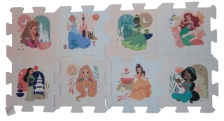 PĚNOVÉ PUZZLE PRINCEZNY